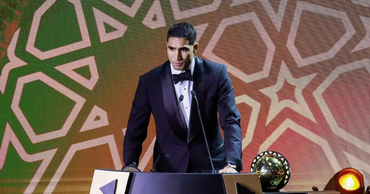 حكيمي: الفوز بالكرة الذهبية حلم لأي لاعب