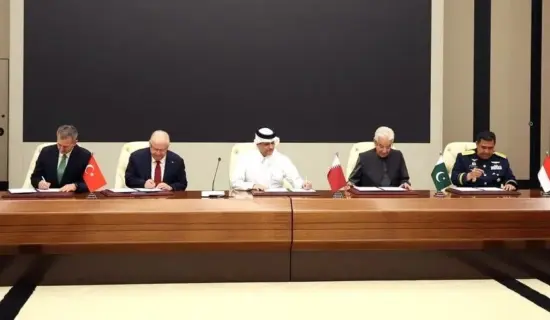 مذكرة للتعاون الدفاعي بين تركيا وقطر وباكستان وإندونيسيا