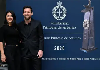 ميسي يتسلم جائزة أميرة أستورياس للرياضة 2026